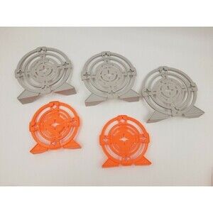 Nerf N-Strike Elite AccuStrike RaptorStrike Targets Lot of 6 (2 Orange, 3 Gray)